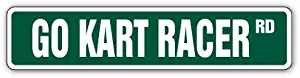 GO Kart Racer Street Sign go-Karts Racing Parts cart carts | Indoor/Outdoor |  24" Wide