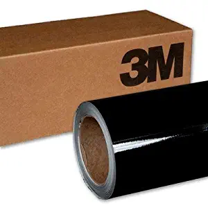 3M 2080 G12 Gloss Black 5ft x 65ft (325 Sq/ft) Car Wrap Vinyl Film