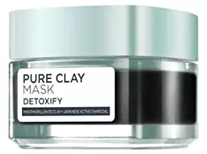 L'OREAL Pure Clay Mask Detox 50ml -Immediately Skin is Cleaner and Softer; Skin Texture is Smooth and Looks brighte