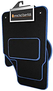 Connected Essentials 5026135 Black with Blue Trim Tailored Heavy Duty Custom Fit Car Mats Alfa Romeo Mito (2008