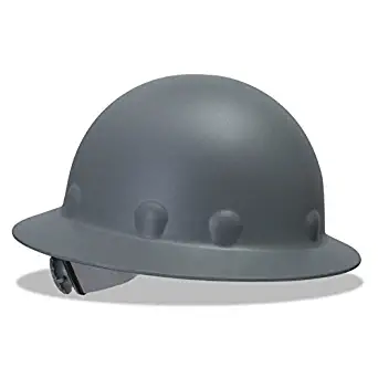 Fibre-Metal 280-P1ARW09A000 P1A Hard Hats, SuperEight, 8-Point Ratchet, Full Brim, One Size, Gray