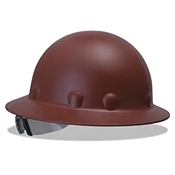 Fibre-Metal 280-P1ARW12A000 P1A Hard Hats, SuperEight, 8-Point Ratchet, Full Brim, One Size, Brown