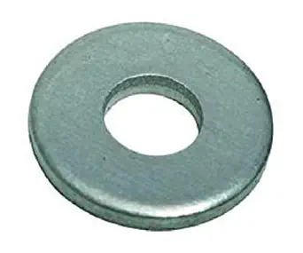 Steel Flat Washer, Plain Finish, ASME B18.22.1, 1-1/2" Screw Size, 1-5/8" ID, 3-1/2" OD, 0.180" Thick (Pack of 10)