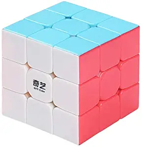 YCBABY Qiyi Warrior W Speed Cube 3x3- Stickerless Magic Cube 3x3x3 Puzzles Toys (56mm), The Most Educational Toy to Effectively Improve Your Child's Concentration, responsiveness and Memory