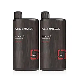 Every Man Jack Body Wash Twin Pack, 16.9-ounce (Cedarwood)