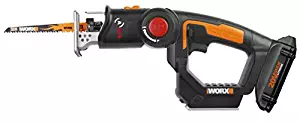 WORX WX550L 20V AXIS 2-in-1 Reciprocating Saw and Jigsaw with Orbital Mode, Variable Speed and Tool-Free Blade Change