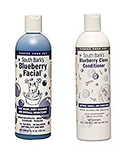 AllPetNaturals South Bark's Blueberry Facial & Bluberry Clove Conditioner 12oz