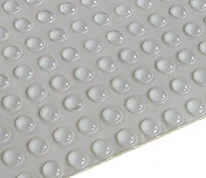 Self-Adhesive Clear Rubber Feet Tiny Bumpons (300 Pack)