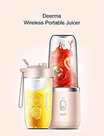 Portable Electric Juicer 400ML Wireless Automatic Multipurpose Mini USB Rechargable Juice Cup Blender