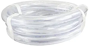 Duda Energy LPpvc150-005ft 5' x 1-1/2" ID Low Pressure Clear Flexible PVC Tubing Heavy Duty UV Chemical Resistant Vinyl Hose Water Oil