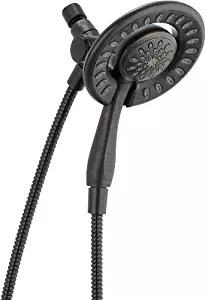 Delta Faucet 4-Spray Touch-Clean In2ition 2-in-1 Dual Hand Held Shower Head with Hose, Venetian Bronze 58065-RB