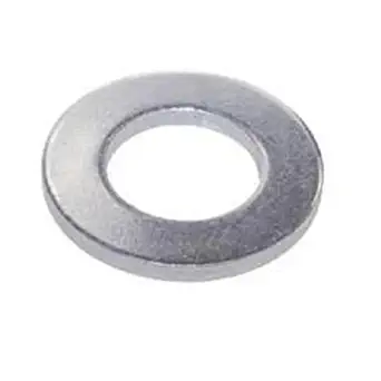 Steel Flat Washer, Zinc Plated Finish, ASME B18.22.1, 1-1/4" Screw Size, 1-3/8" ID, 2-1/2" OD, 0.165" Thick (Pack of 10)