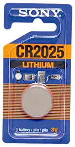 Sony CR2025 Lithium Coin Battery (1 Battery)