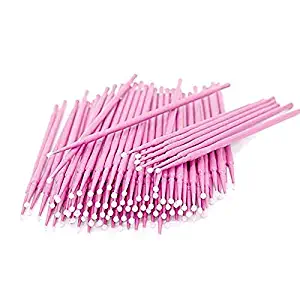 500PCS Disposable Micro Applicators Brush for Makeup and Personal Care (Head Diameter: 2.0mm)- 5 X 100 PCS