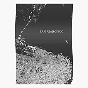 kineticards Francisco Us California State Country States County America San Artist of Spray Ca United | Home Decor Wall Art Print Poster