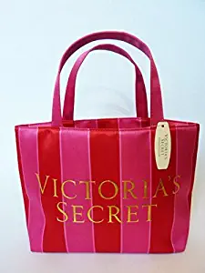 Victoria's Secret 2013 Signature Stripe Design, Satin Mini Tote Bag