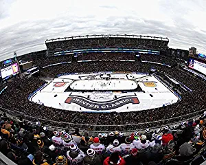 2016 Winter Classic Gillette Stadium Aerial View 11x14 photo 4548