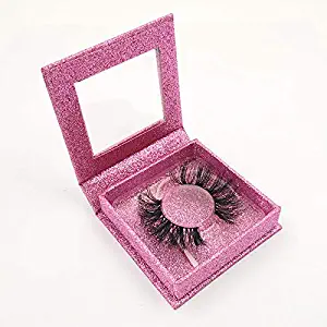 HBZGTLAD NEW 1pair Mink Eyelashes 25mm Lashes Fluffy Messy 3D False Eyelashes Dramatic Long Natural Lashes Wholesale Makeup Mink Lashes (5DZ-34)