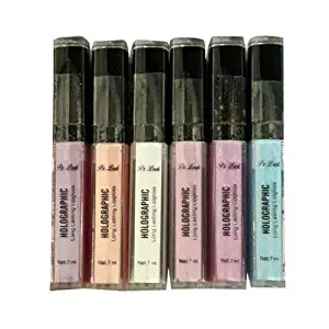 Cosmetics Holographic Long Lasting Lip gloss PX Look 6Pc Pack (CosL397 Z) (#A 6pcs)