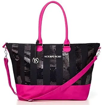 Victoria's Secret Black Friday 2013 Limited Edition Weekender Bag Black/Pink