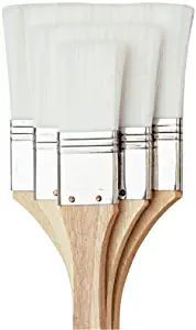 Loew-Cornell 1170 Brush Set, White Nylon, 3-Pack