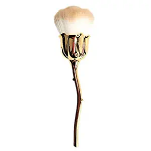 Makeup Brush Rose Flower Makeup Brushes Set Foundation Powder Blushes Contour Cosmetic Brush - Gold