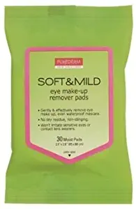 Purederm Soft and Mild Eye Make up Remover Pads 12 Packs, 360 Pads