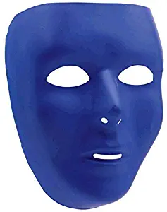 Amscan Full Face Mask, Party Accessory, Blue