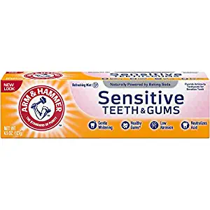 ARM & HAMMER Sensitive Teeth & Gums Toothpaste 4.5 oz (Pack of 4)