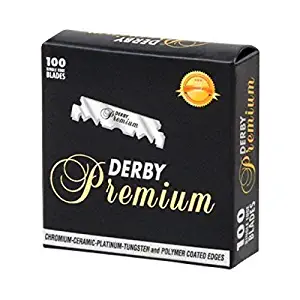 1000 Derby Professional Premium Single Edge Safety Razor Blades