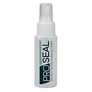 European Body Art EBA Alcohol Based Matte Setting Spray Face Sealer - Water Proof Makeup Setting Spray - ProSEAL Spray 2oz