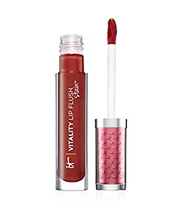 It Cosmetics Vitality Lip Flush Stain Hydrating Serum Gloss Stain - Wine Berry Flush