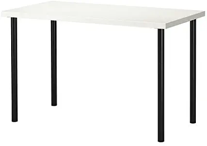 Ikea Linnmon Desk with Adils Legs Multi Purpose Table,White, Black 990.044.57