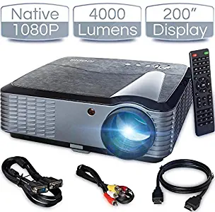 iCODIS T700 Video Projector, Native Full HD 1080P Digital Projector 4000 Lux with 200