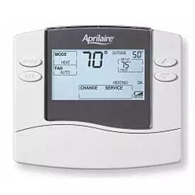 Aprilaire 8448 Thermostat, Digital Heat/Cool or Heat Pump Multi-Stage Non-Programmable Thermostat