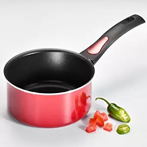 Tramontina 1 Qt EveryDay Red Nonstick Open Sauce Pan