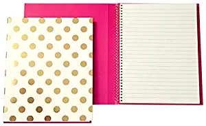 kate spade new york Spiral Notebook - Gold Dots