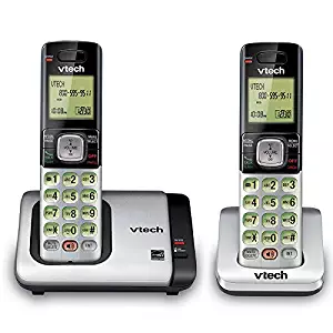 VTech CS6719-2 2-Handset Expandable Cordless Phone with Caller ID/Call Waiting, Handset Intercom & Backlit Display/Keypad