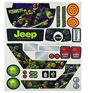 Power Wheels Teenage Mutant Ninja Turtles Jeep Wrangler Label Sheet (CHM44-0310)