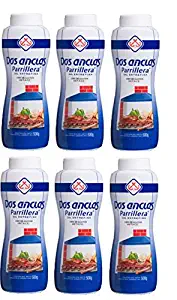 Dos Anclas Sal Parrillera 500gr. - 6 Pack | Grilling and Barbecue Salt 1.1 lb - 6 Pack.
