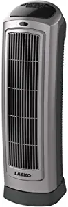 Lasko 5538 Ceramic Electric Tower Space Heater with Digital Display & Remote Control