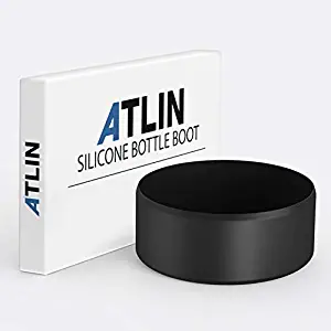 Atlin Silicone Sleeve, Protective Bottle Rubber Bottom Compatible with Hydro Flask, Atlin Tumbler, Durable Anti-Slip Boot Cover for Stainless Steel Water Cup, Portable Pet Bowl [Dishwasher Safe]