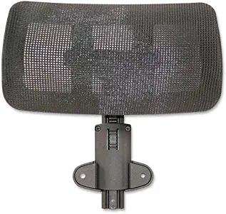 Lorell Hi-Back Chair Mesh Headrest, Black