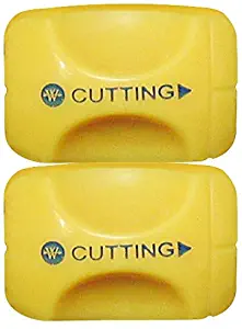 Westcott Paper Trimmer Titanium Bonded Replacement Cutting Blades for use with Trimmers 13782 and 13779, Pack of 2 (13780),Yellow