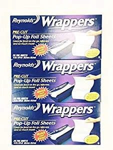 Reynolds Pre-cut Pop-up Foil Sheets Food Wrappers (25 Sheets) (3)